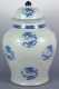 Chinese Porcelain Blue and White Covered Baluster Jar