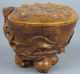 Chinese Carved Bamboo Covered Cup