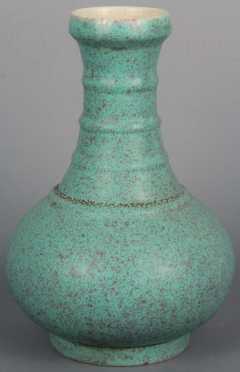 Chinese Vase With Robin's Egg Glaze