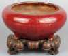 Chinese Langyao Glazed Footed Censer