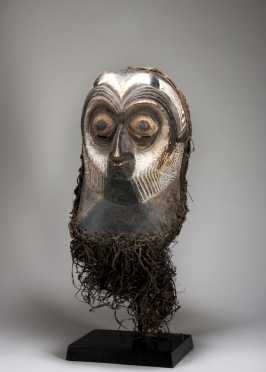 A fine Luba owl Kifwebe mask