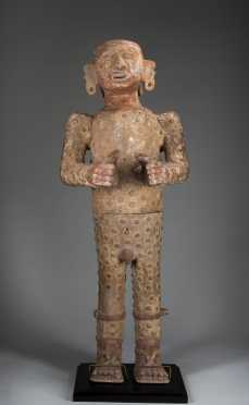A rare Mixtec two-part figure of Xipe Totec