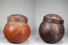Two African calabashes