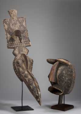 Two Burkinabe masks
