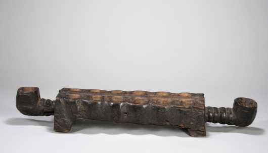 A West African mancala board, probably Liberian